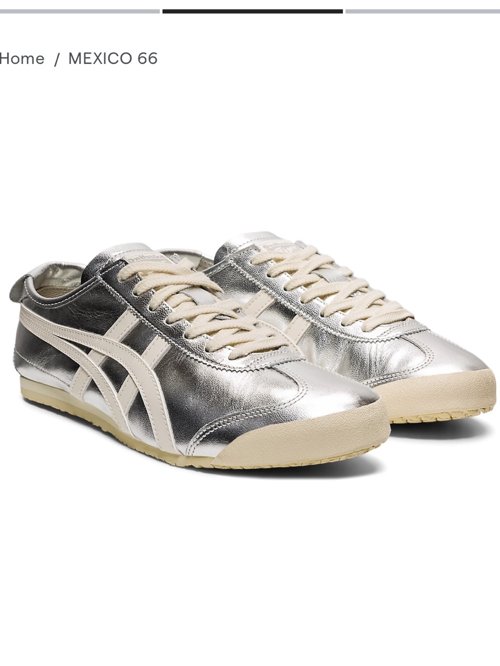 Onitsuka Tiger Mexico 66 Silver/Off White – Women’s US 7.5 (24.5 cm / EU 38.5)